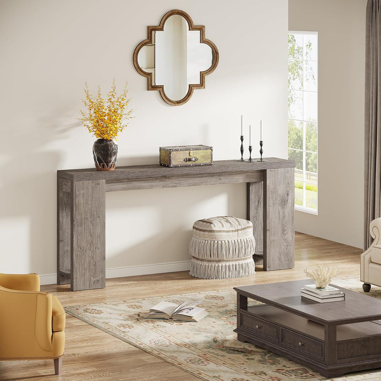 Extra Long Console Table For Living Hallway