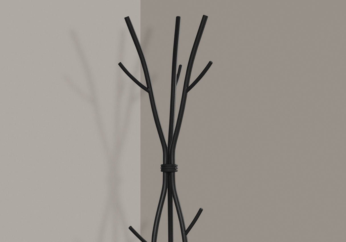 Coat Rack, Hall Tree, Free Standing, 11 Hooks, Entryway, Contemporary & Modern - Best Buy Furniture