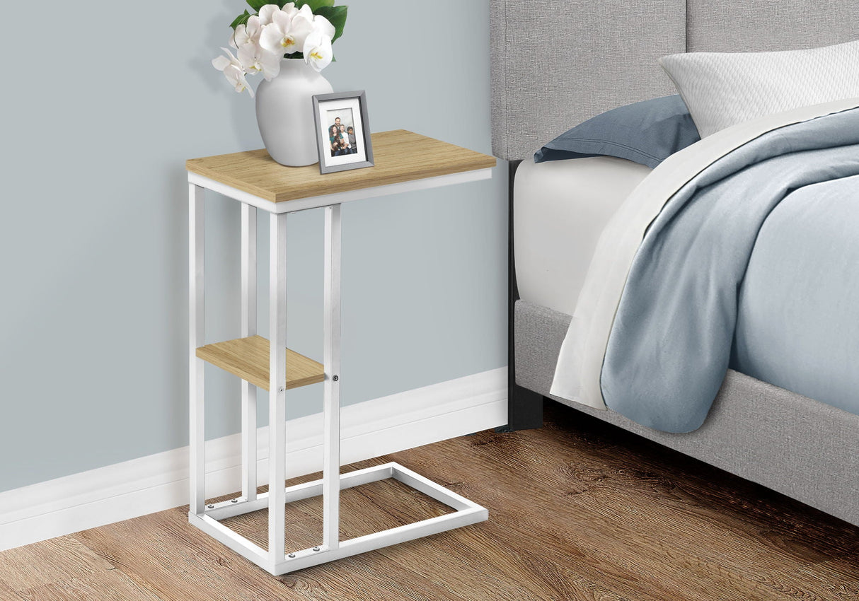Accent Table, C - Shaped, Marble Look Contemporary & Modern Convenient Design - Best Buy Furniture