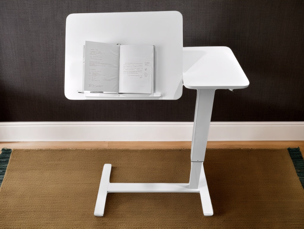 Overbed Bedside Desk, Mobile Rolling Laptop Stand