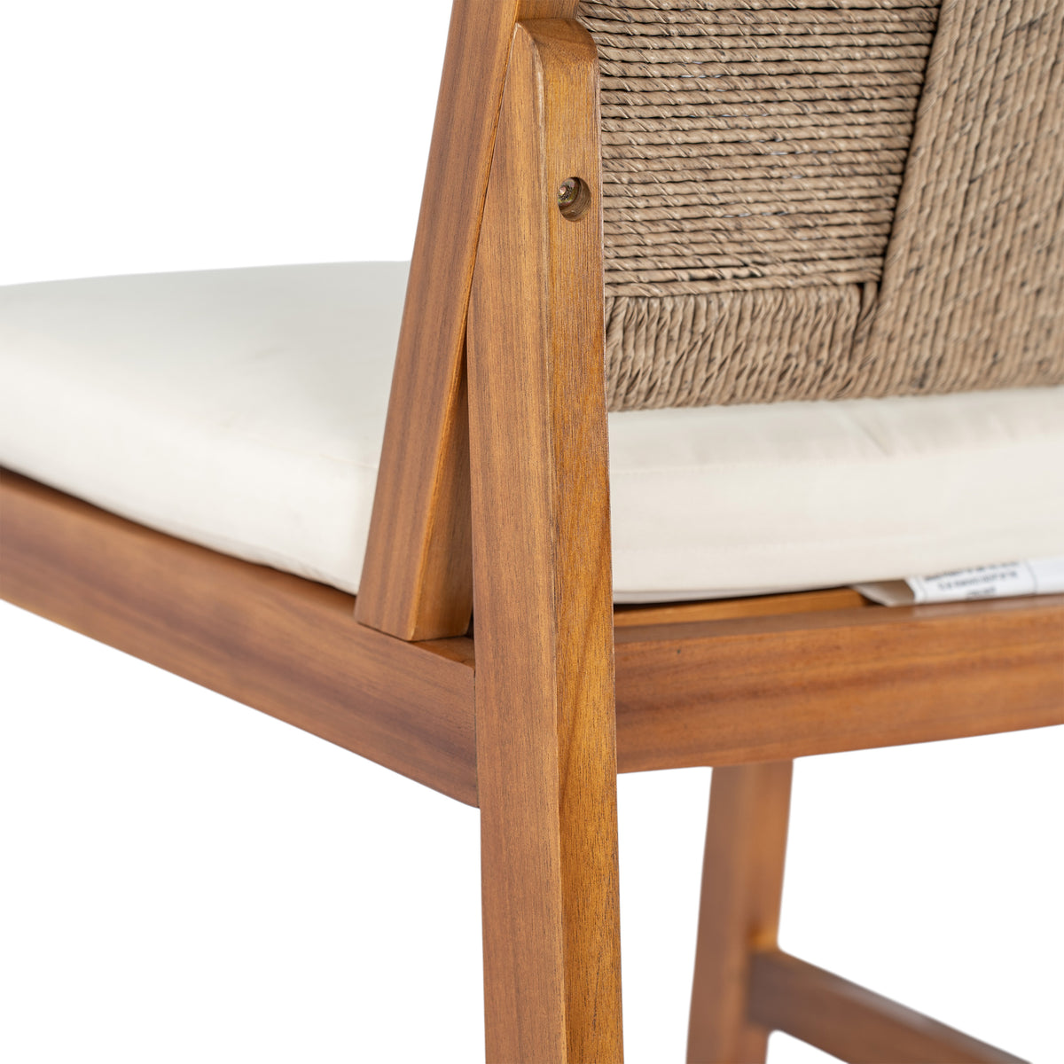 4 Piece Acacia Wood Patio Seating Set