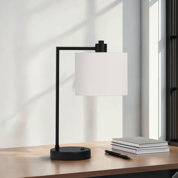 Lighting, Table Lamp, USB Port Included, Modern - Black / Cream - Best Buy Furniture