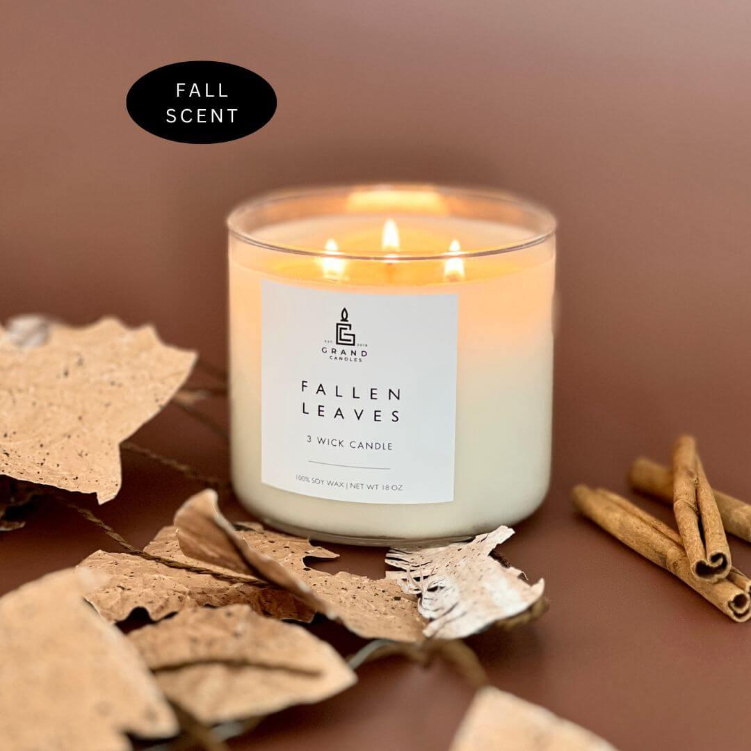 Fallen Leaves Candle