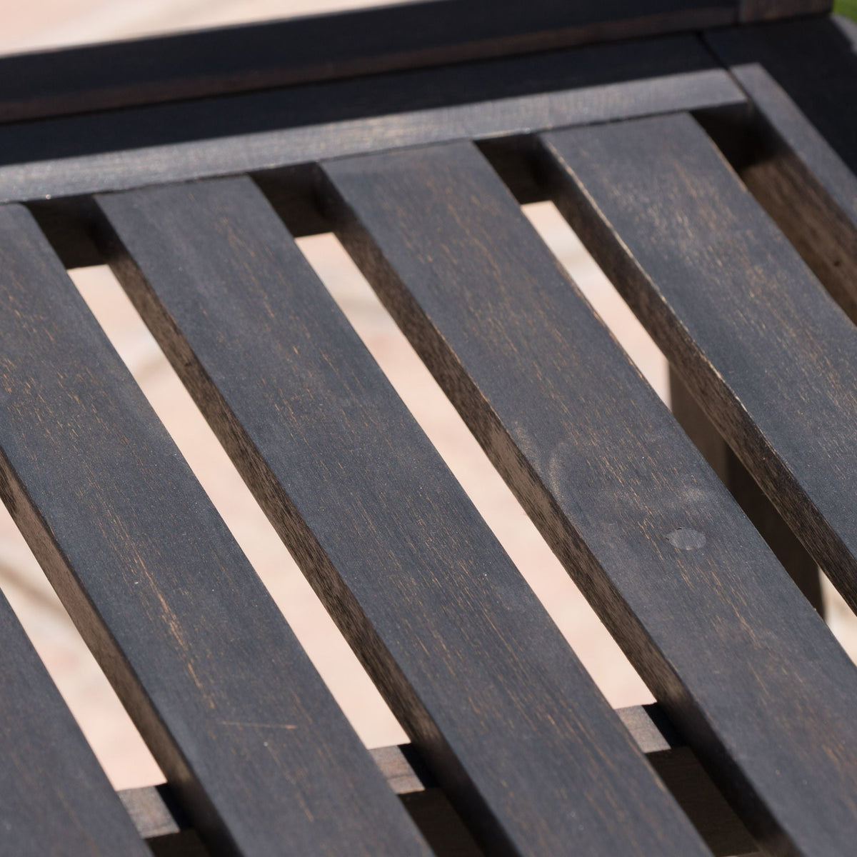 Farmhouse Style Loja Bench with Acacia Wood Construction - view 11