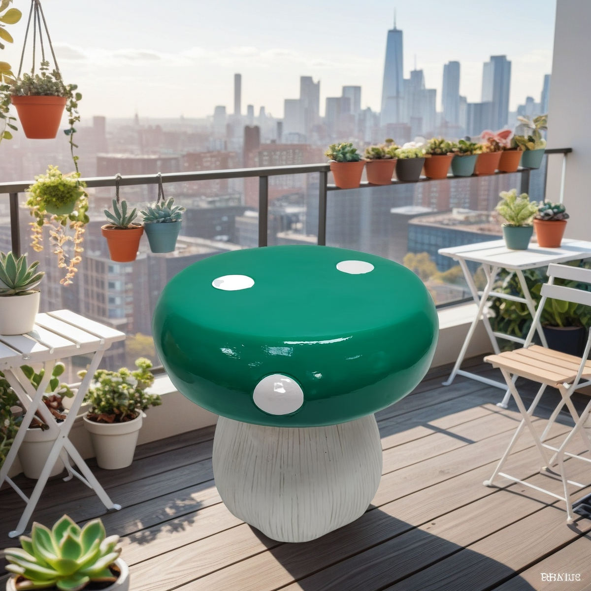 Mushroom Model Statue Stool