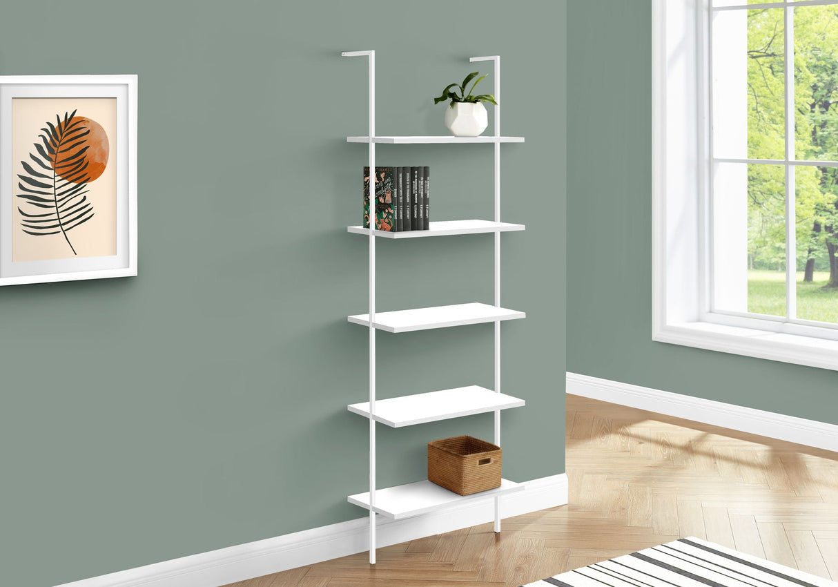 Etagere Bookcase Ladder 5 Tier For Office - Best Buy Furniture