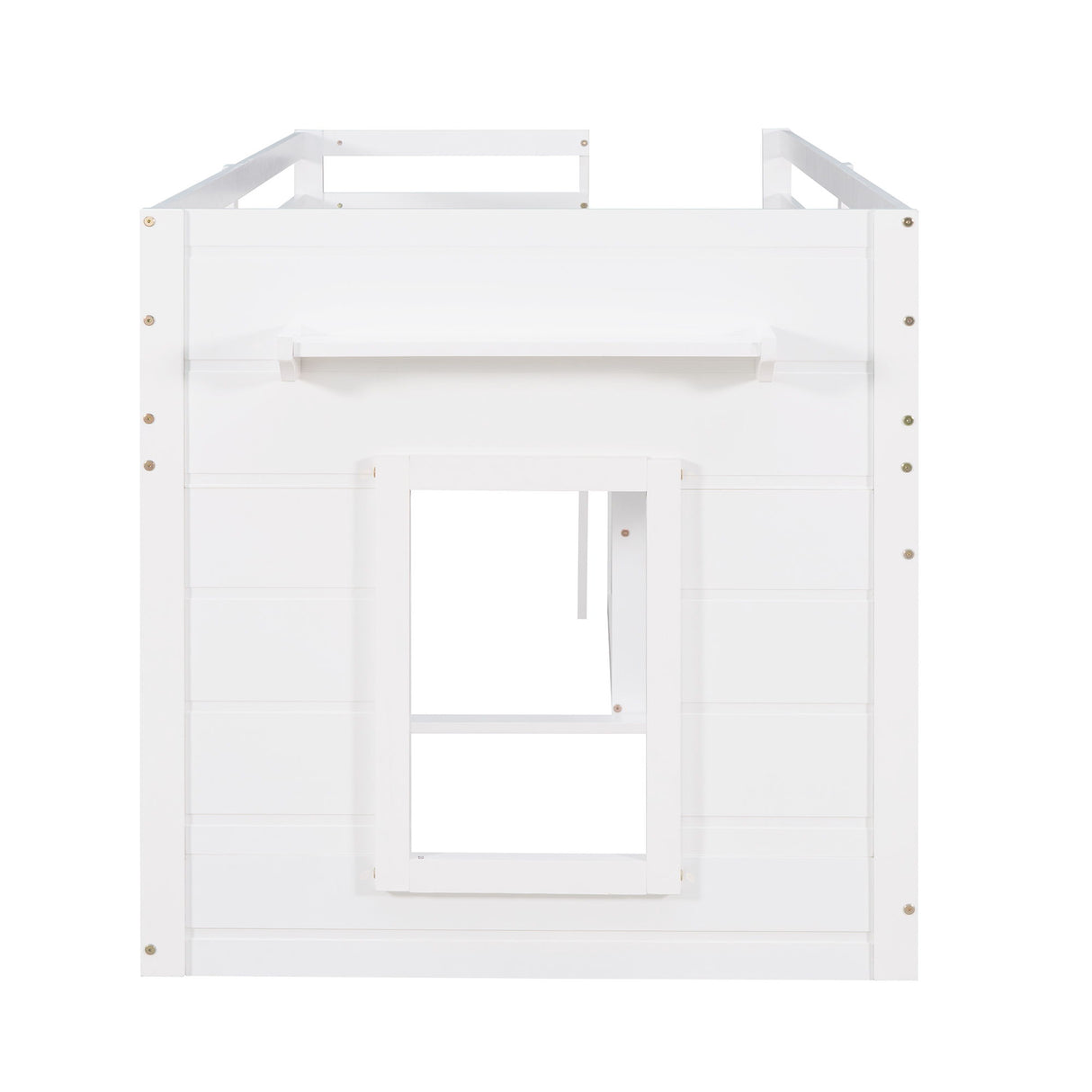 Loft Bed With Cabinet And Shelf