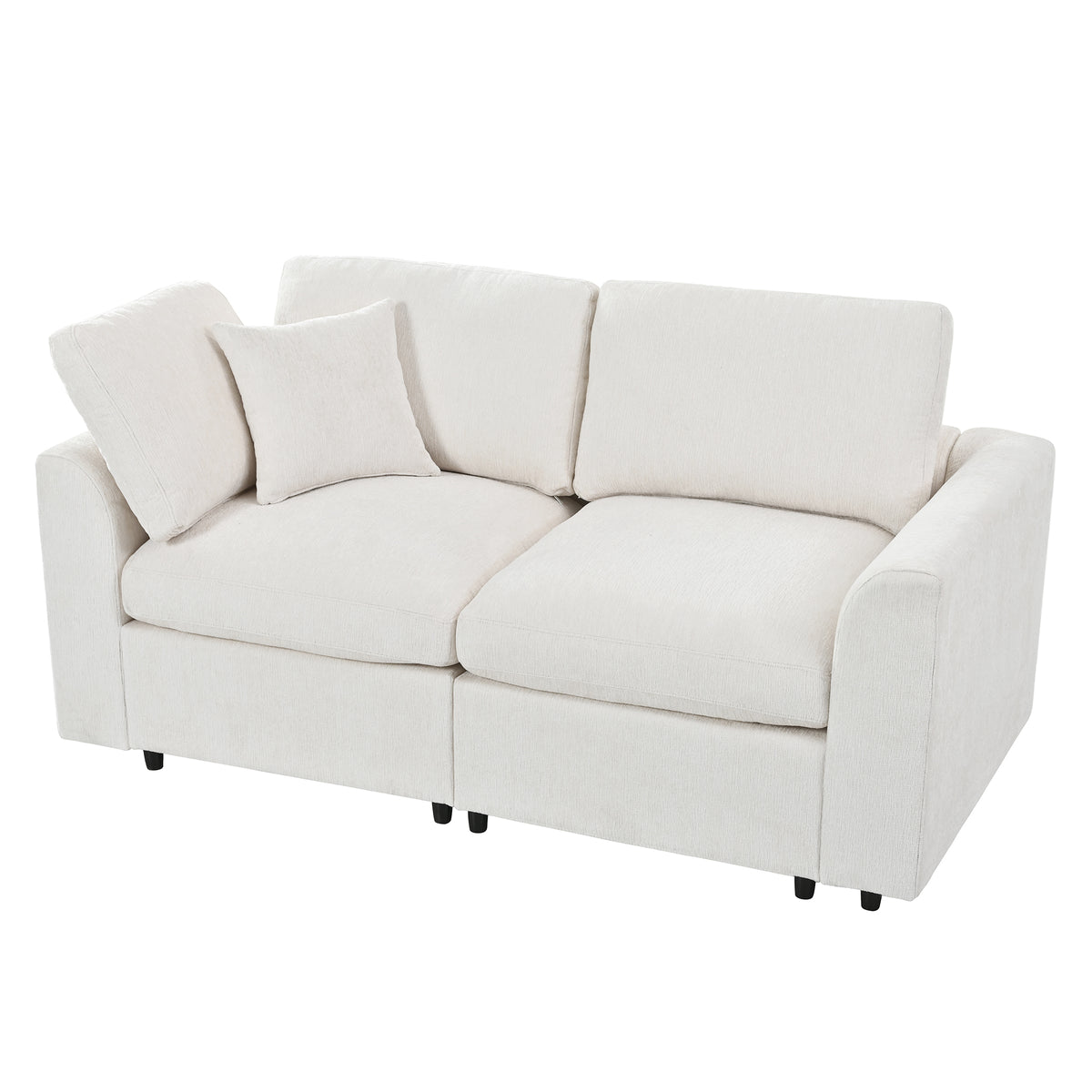U-Style 4-Piece Modular Sofa Set