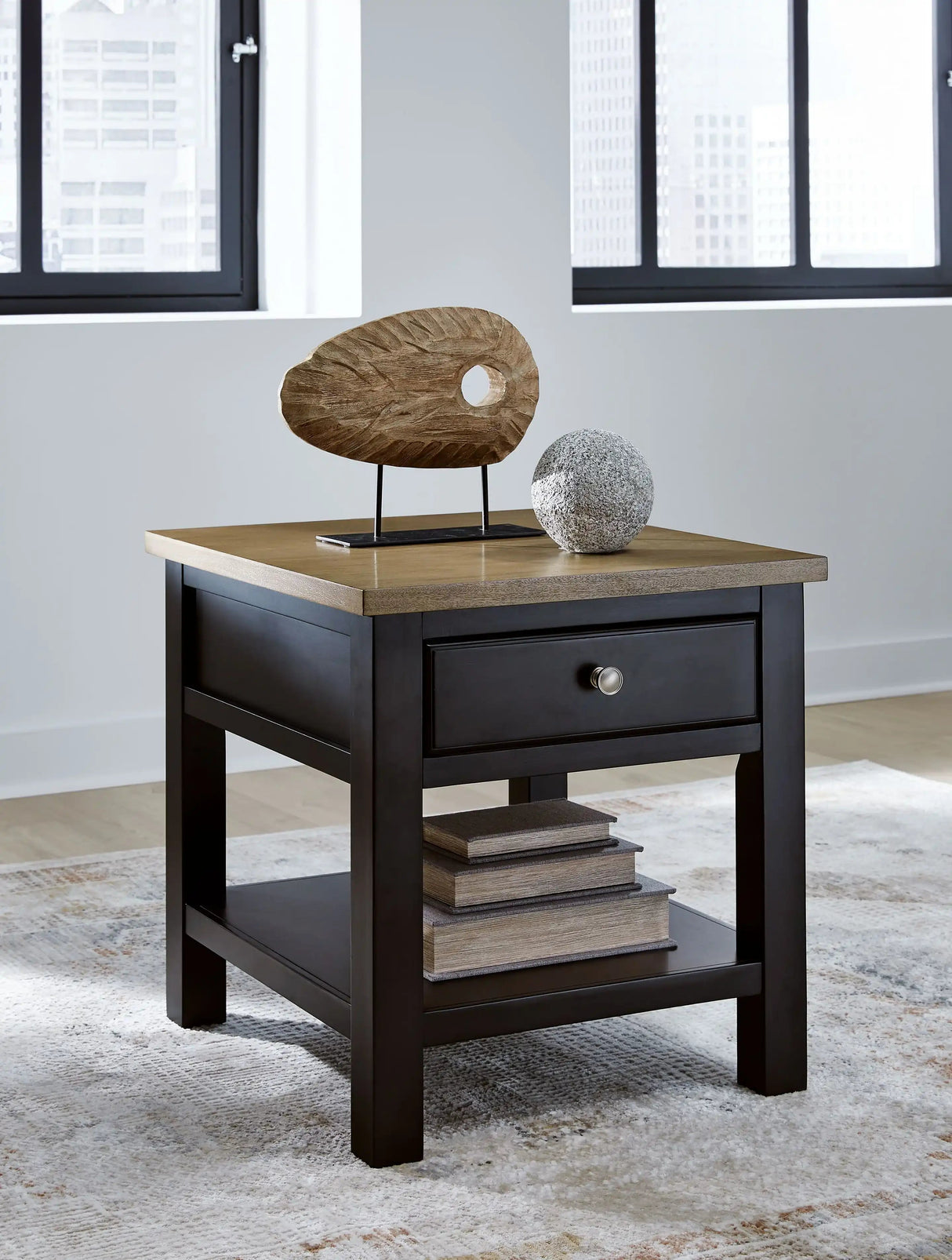 Drazmine - Rectangular End Table - Brown - Best Buy Furniture