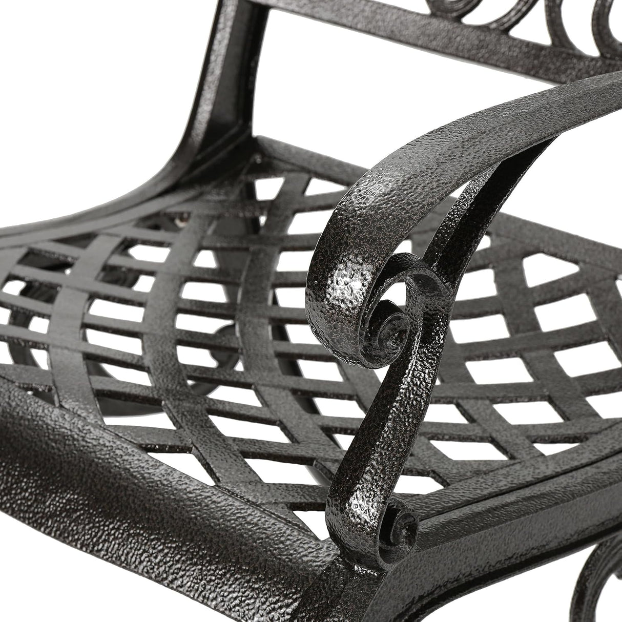 Ravenna 6-Person Metal Patio Dining Set with Rectangular Table
