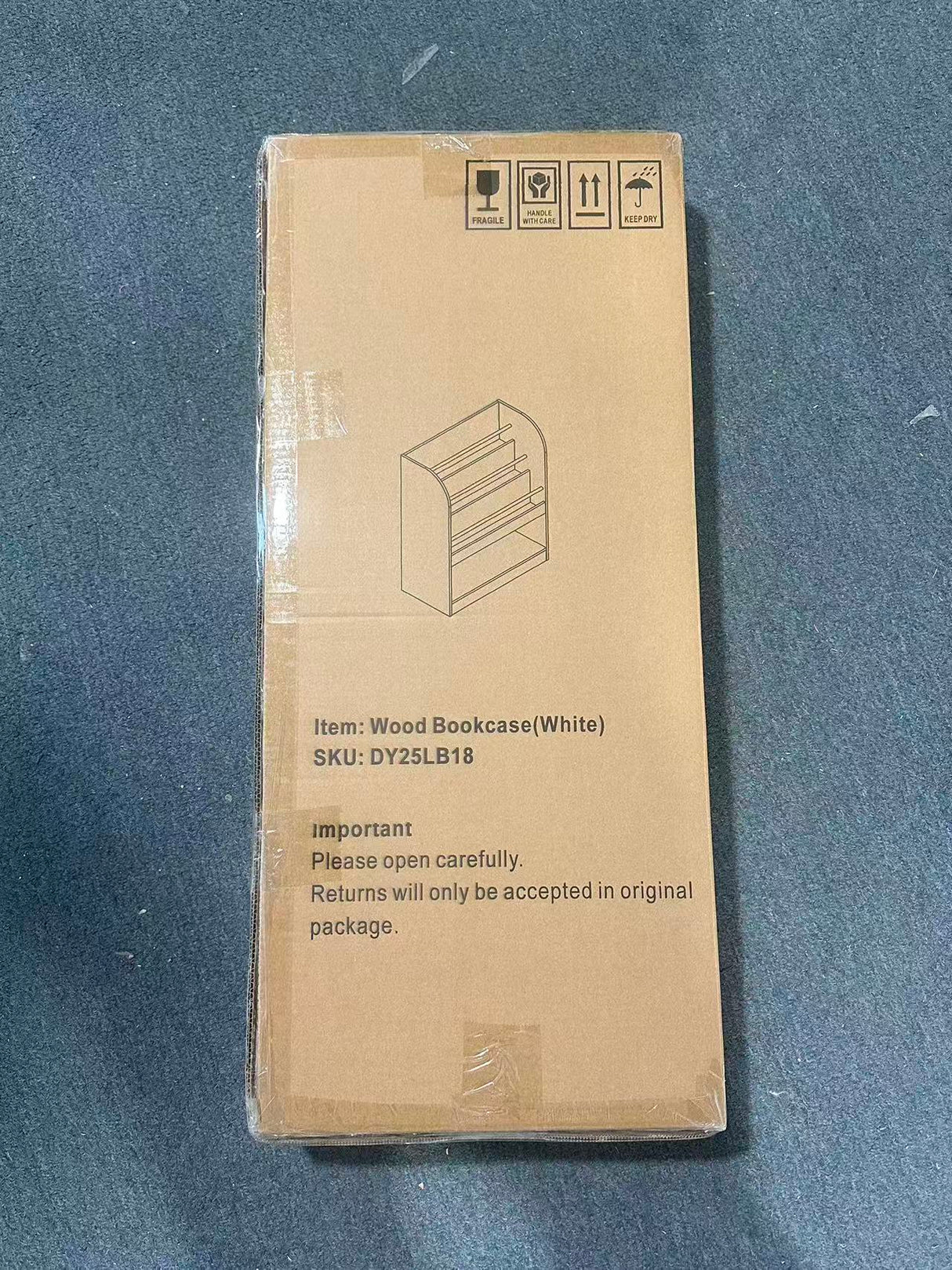 Kids Bookshelf with Open Storage and Front-Facing Shelves