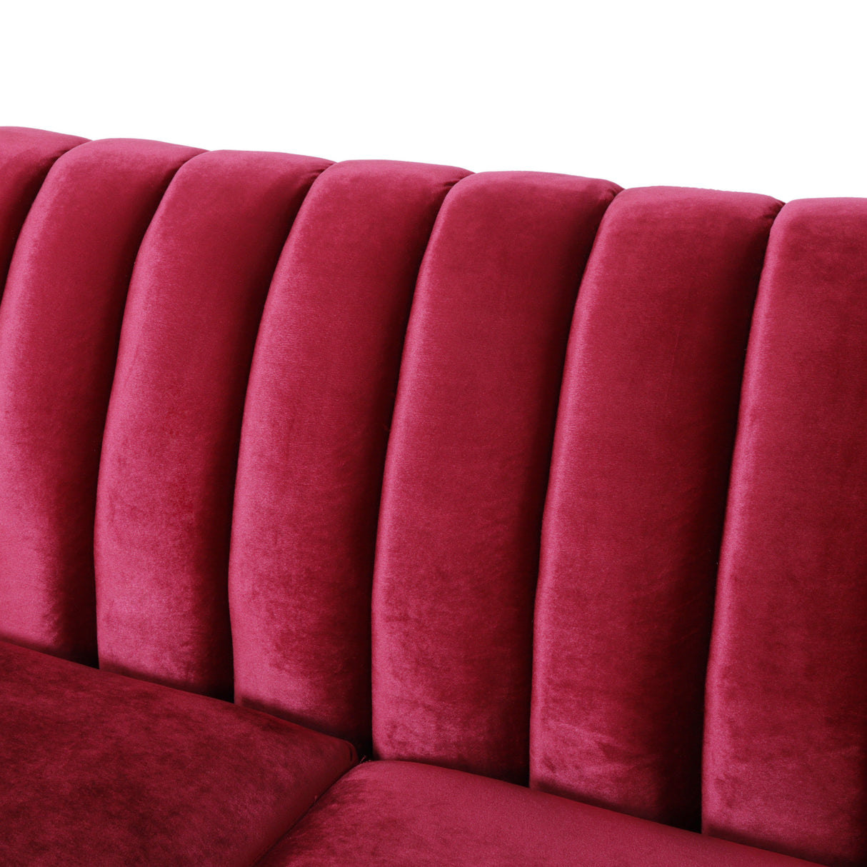 3-Seater Sofa (Wine Red)