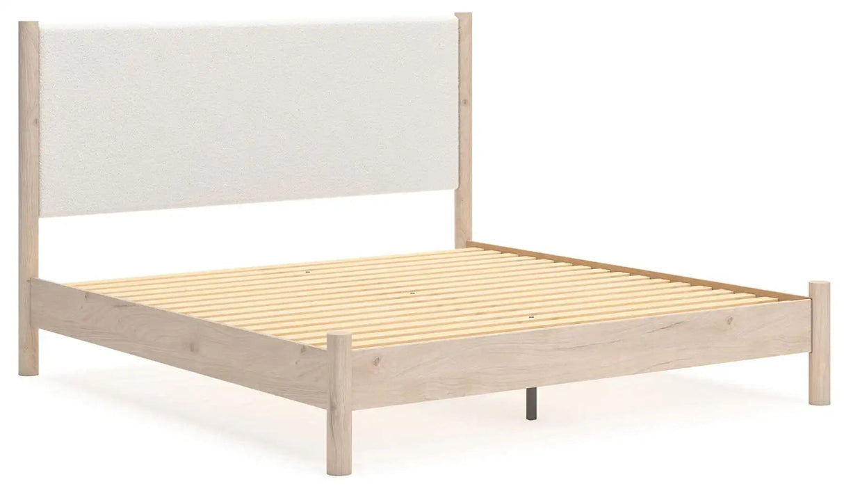 Cadmori - Upholstered Panel Bed - Best Buy Furniture