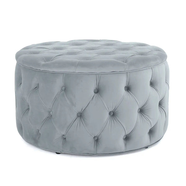 Modern Glam Ottoman Velvet - Best Buy Furniture