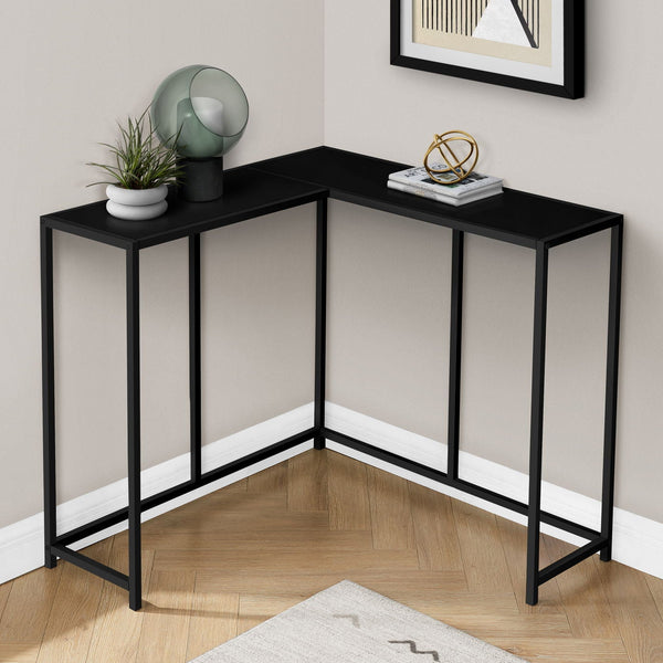 Corner Accent Console Table For Entryway, Contemporary & Modern - Black - Best Buy Furniture