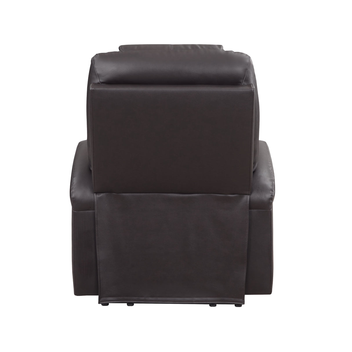 Brown Leather Recliner Aire w/Power Lift & Massage