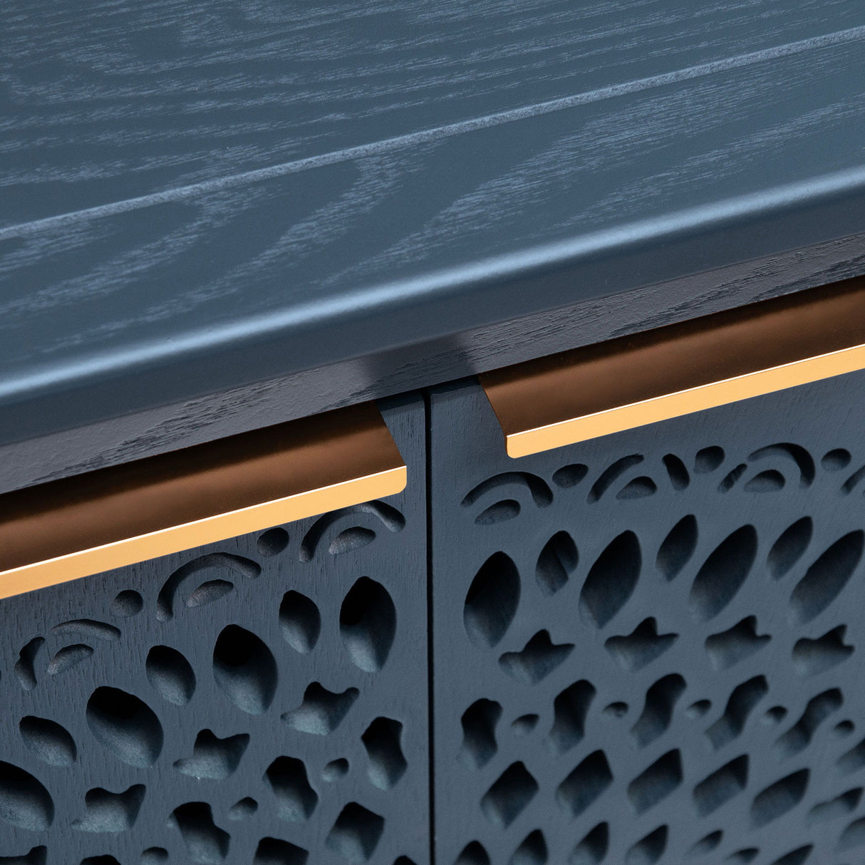 Hollow - Carved 2 Doors Accent Cabinet