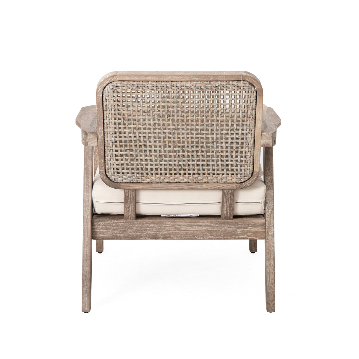 Outdoor Acacia Wood Patio Club Chair