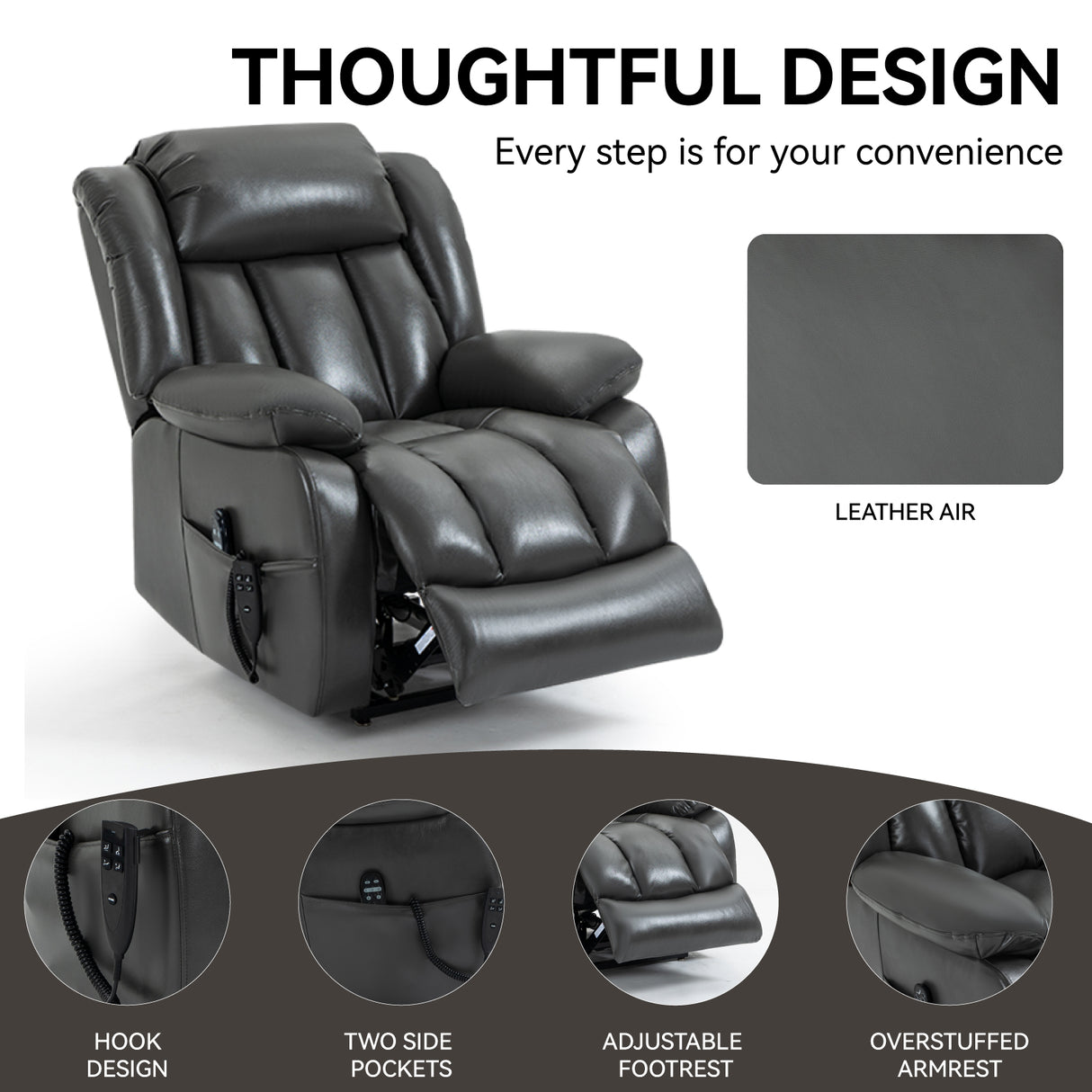 Dual Motor Electric Recliner Chair
