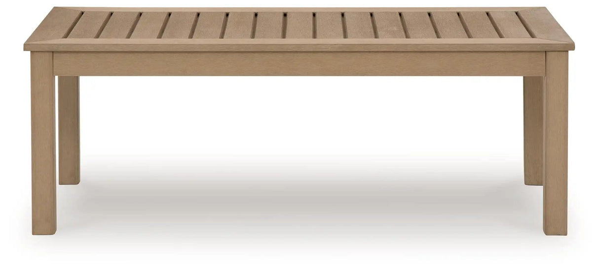 Hallow Creek - Rectangular Cocktail Table - Driftwood - Best Buy Furniture