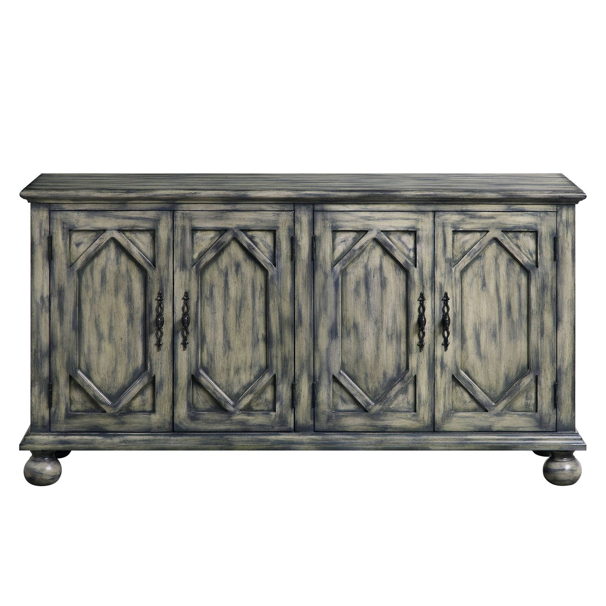 Pavan - Console Cabinet - Gray - Best Buy Furniture