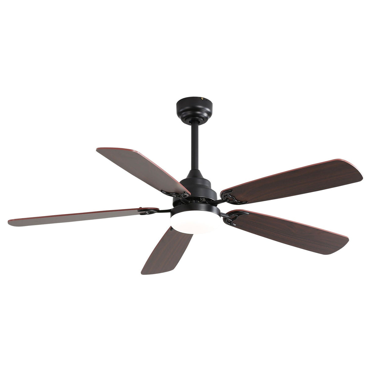 Ceiling Fan With LED Light, 6-Speed Wind, 5 Blades, Remote Control DC Motor