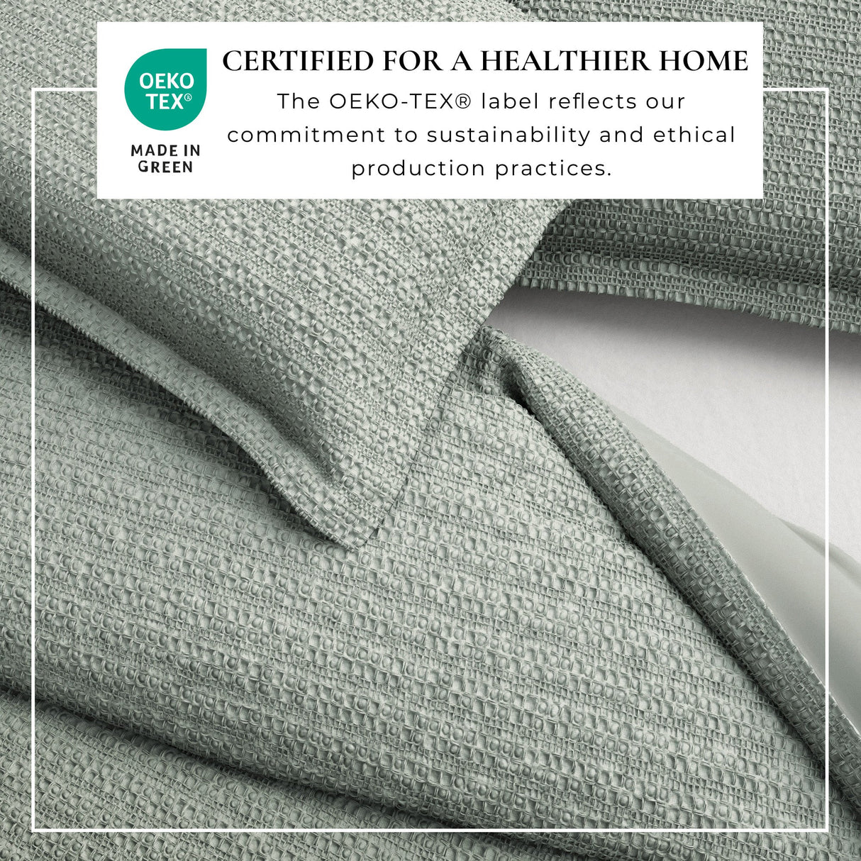 100% Cotton Waffle Weave Duvet Set - Mattea Collection