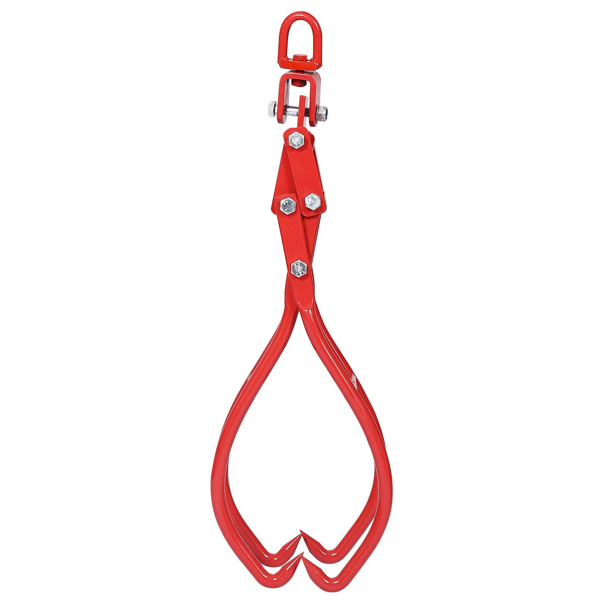 G&H Heavy-Duty 4 Claw Timber Log Lifting Tongs with 3