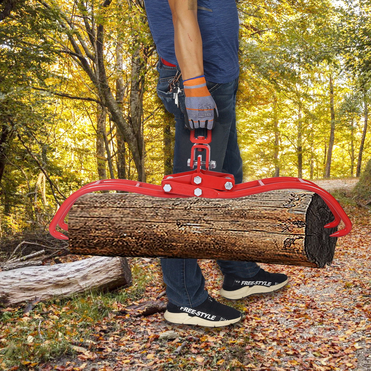 G&H Heavy-Duty 4 Claw Timber Log Lifting Tongs with 3 - view 6