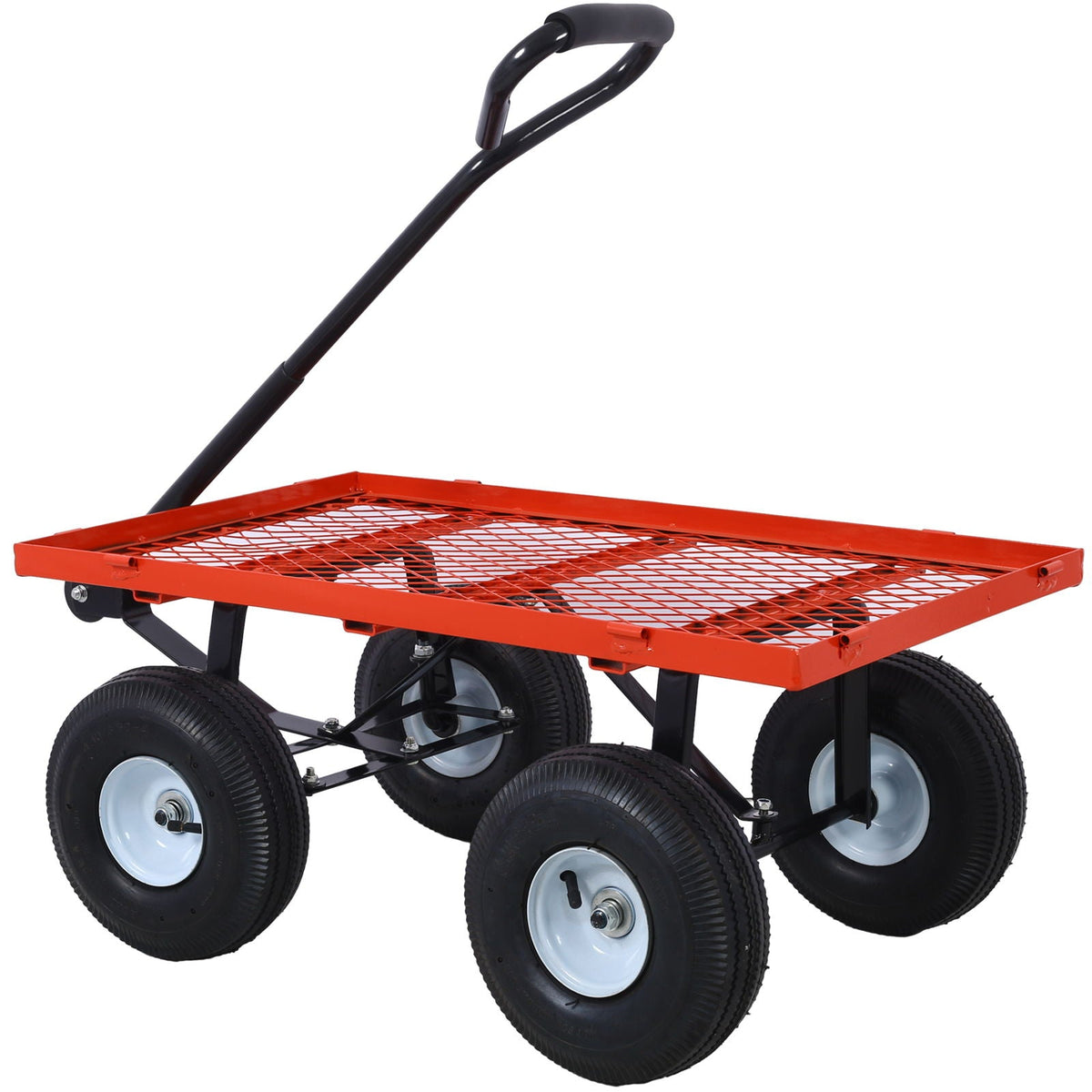 G&H Heavy Duty Steel Garden Cart with Mesh Sides - view 9