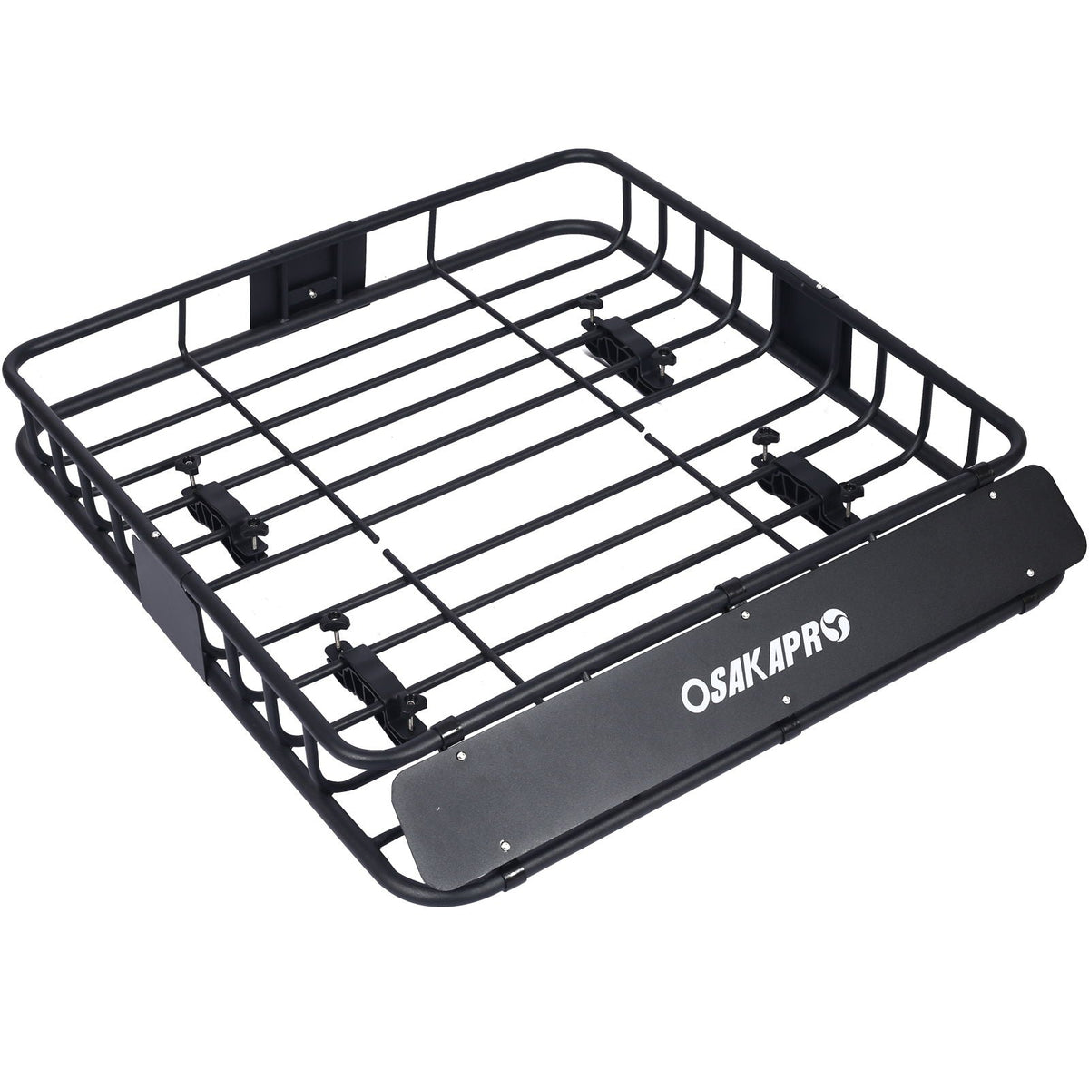 G&H Rooftop Cargo Carrier Basket Steel Universal Fit in Black