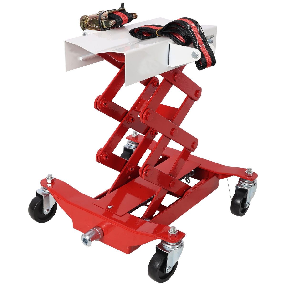 G&H Heavy Duty Low Lift Transmission Jack with Nylon Safety Strap