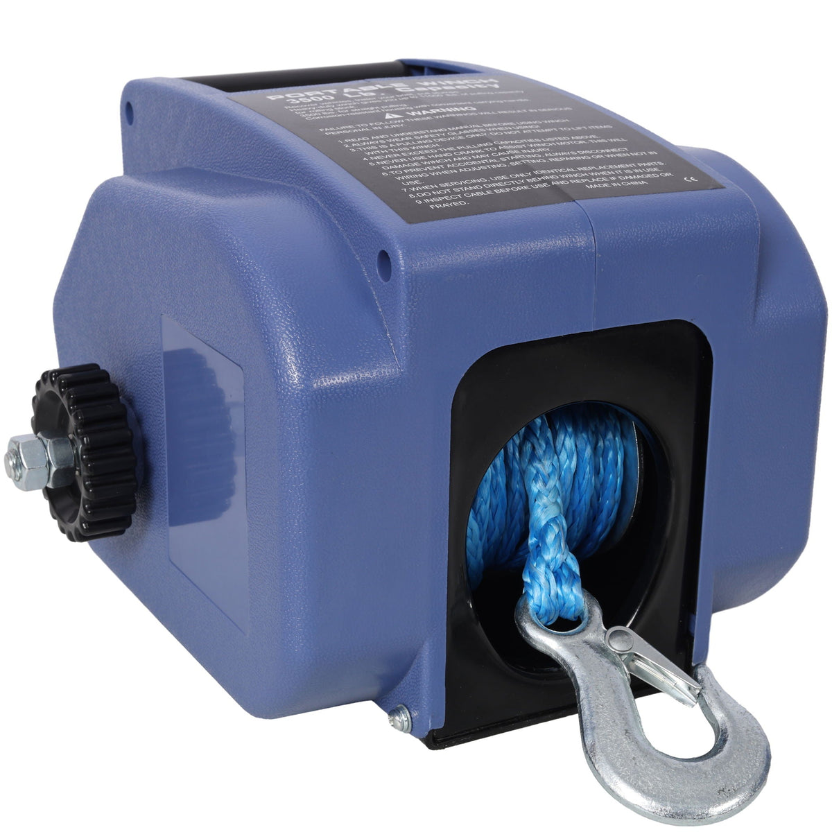G&H Reversible 12V Electric Trailer Winch with Synthetic Rope - view 4