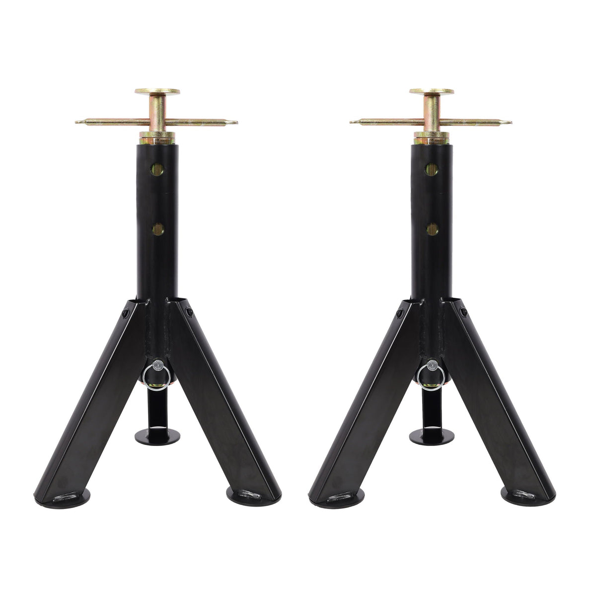 G&H RV Adjustable Telescoping Stabilizer Jack Stand with Steel Construction