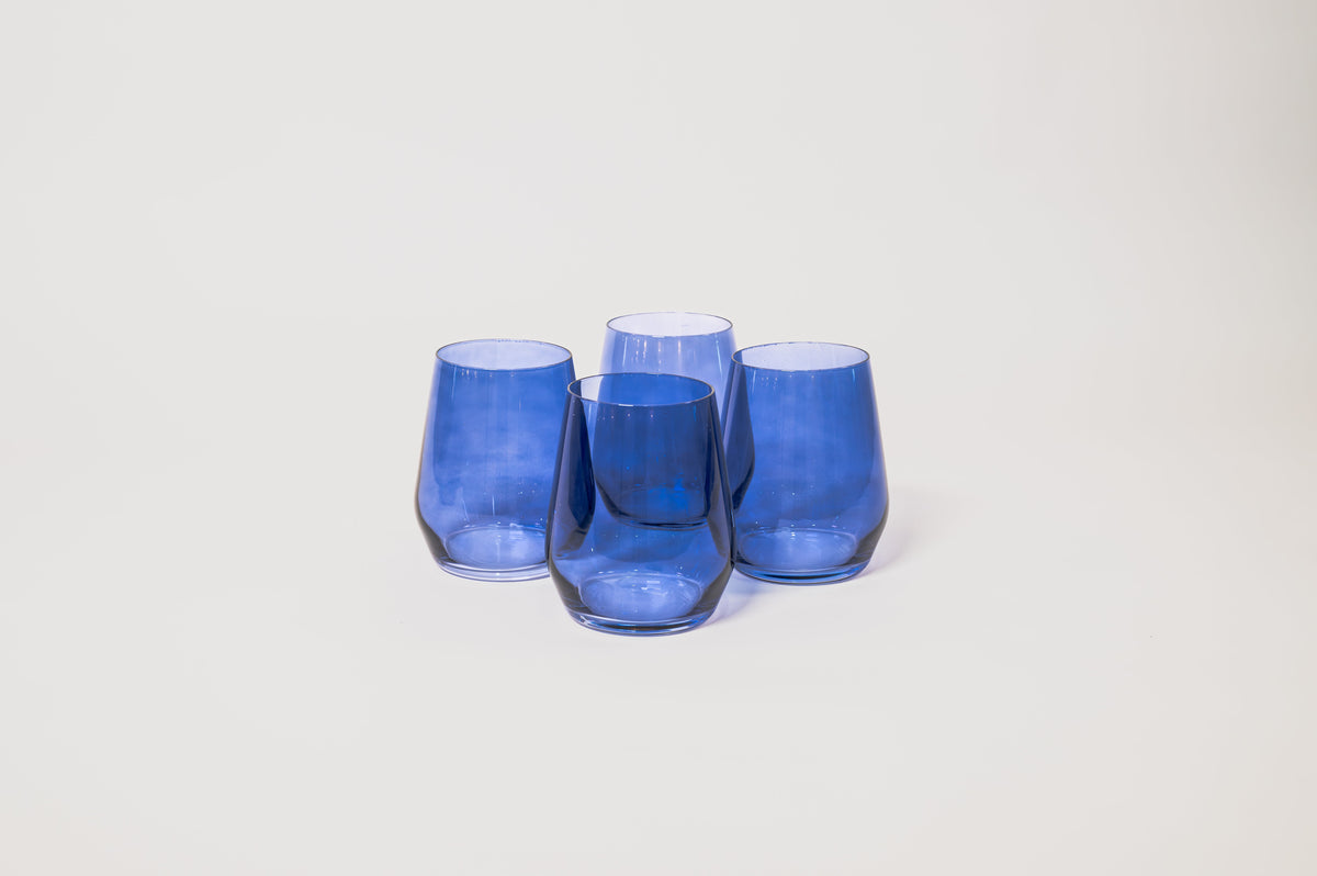 glasshauseco Indigo-go - Stemless Colored Wine Glass - view 3