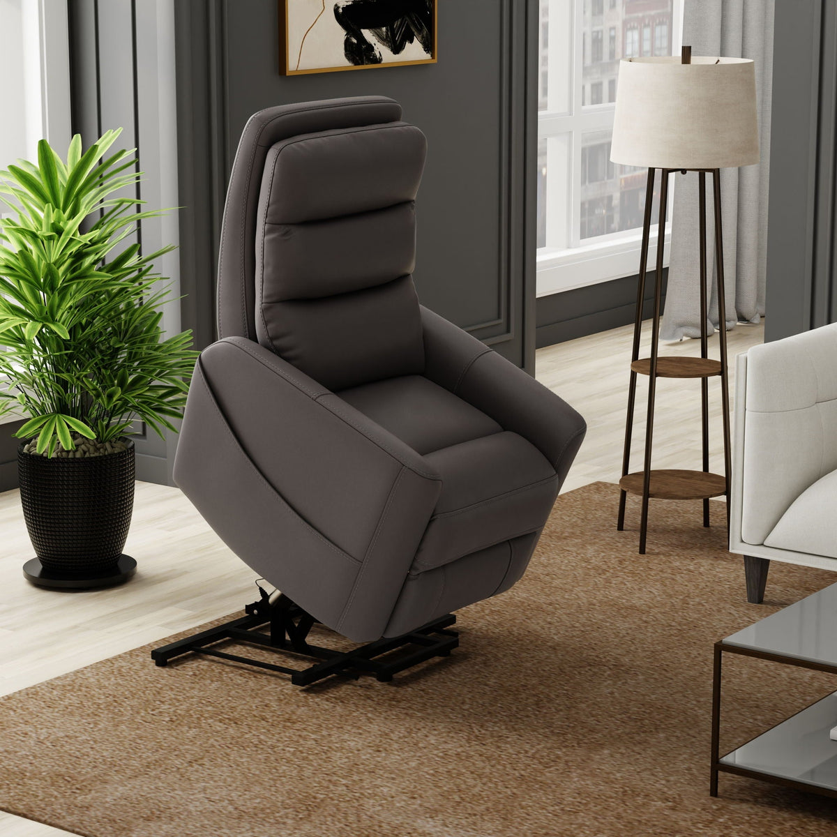 Global Home Power Lift Chair with Full Recline and USB Charging - view 7