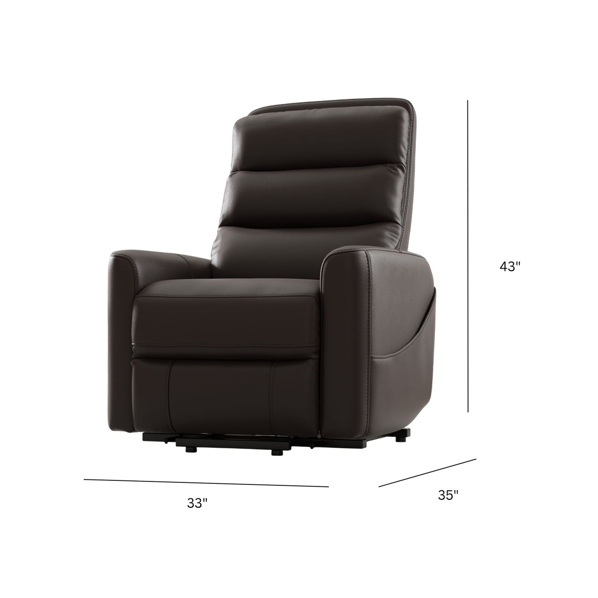Global Home Power Lift Chair with Full Recline and USB Charging - view 3