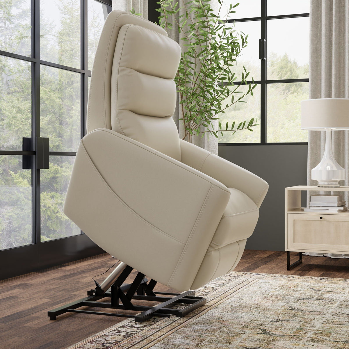 Global Home Power Lift Chair with Full Recline and USB Charging - view 4