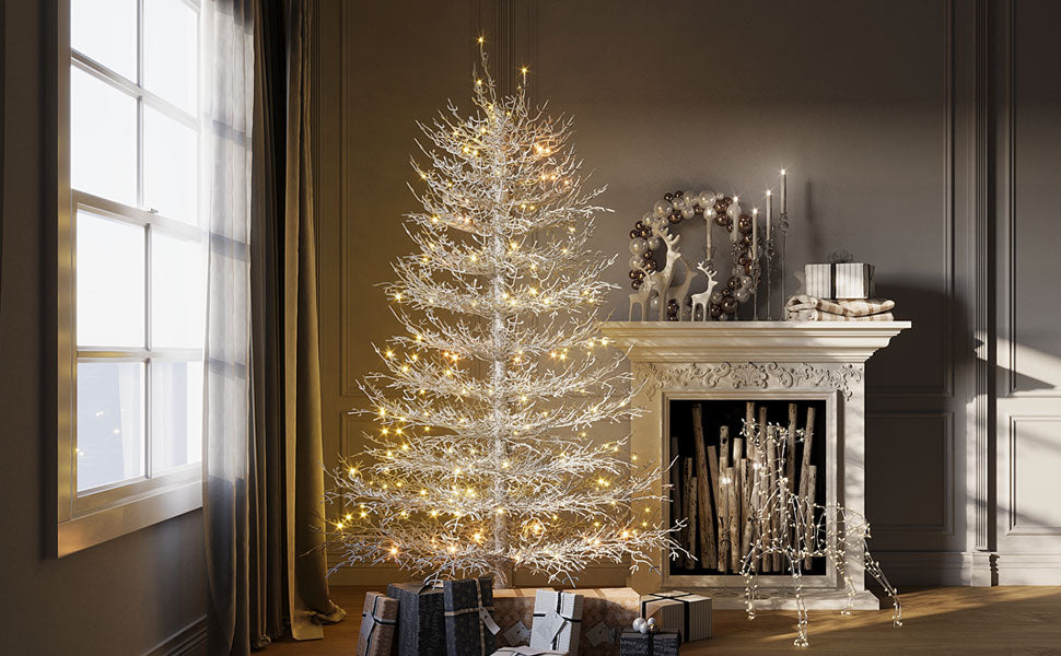 GO 6FT Pre-lit Aspen Fir Artificial Christmas Tree - view 9