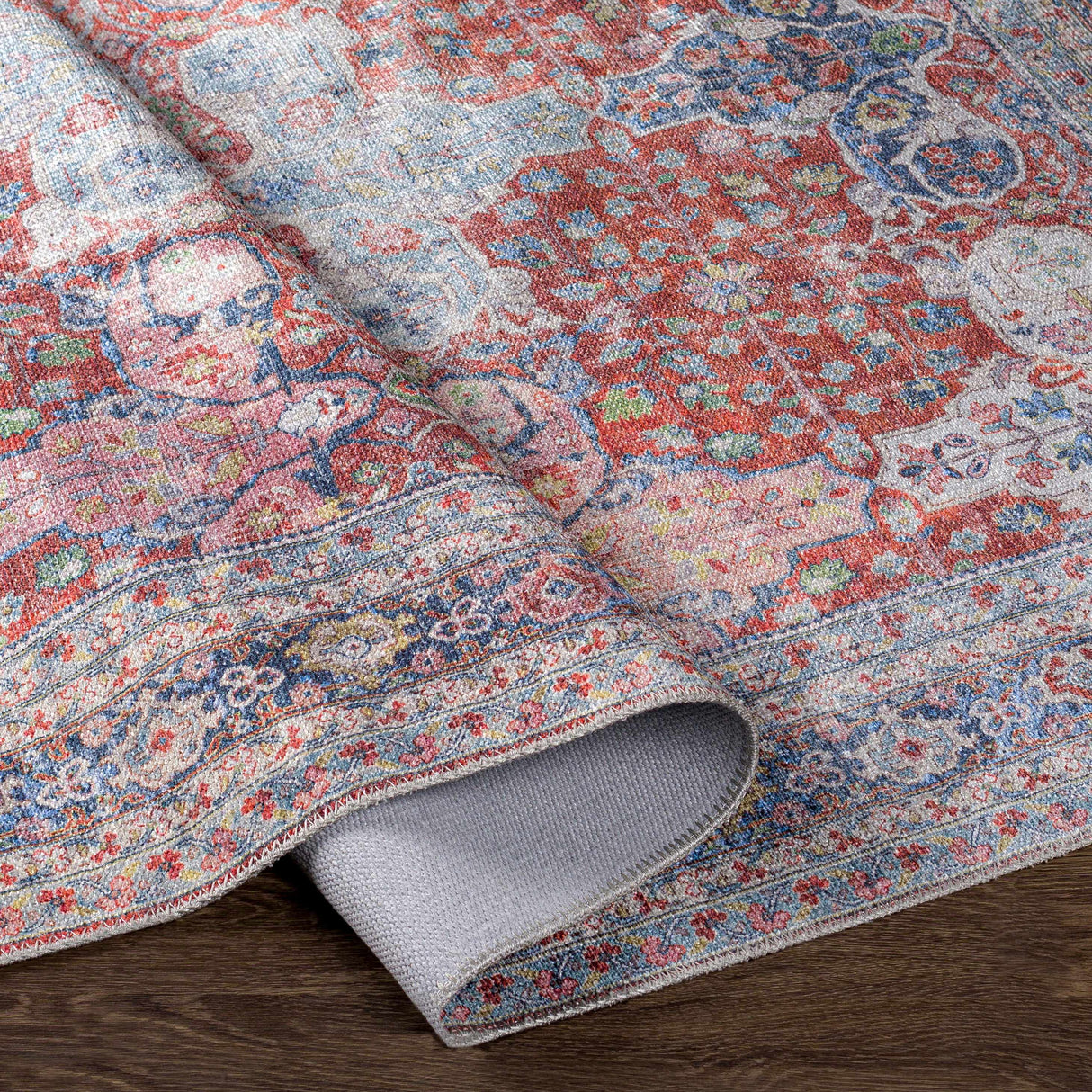 Rust Goma Vintage Area Rug - Clearance