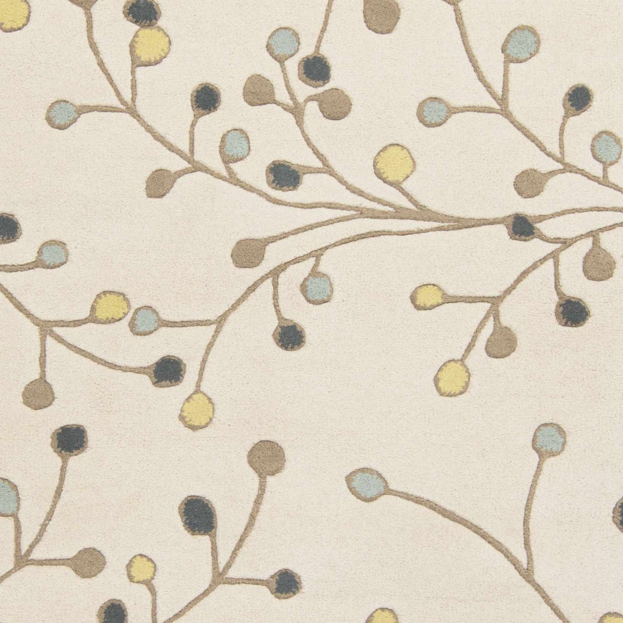 Beige Elsu Wool Rug