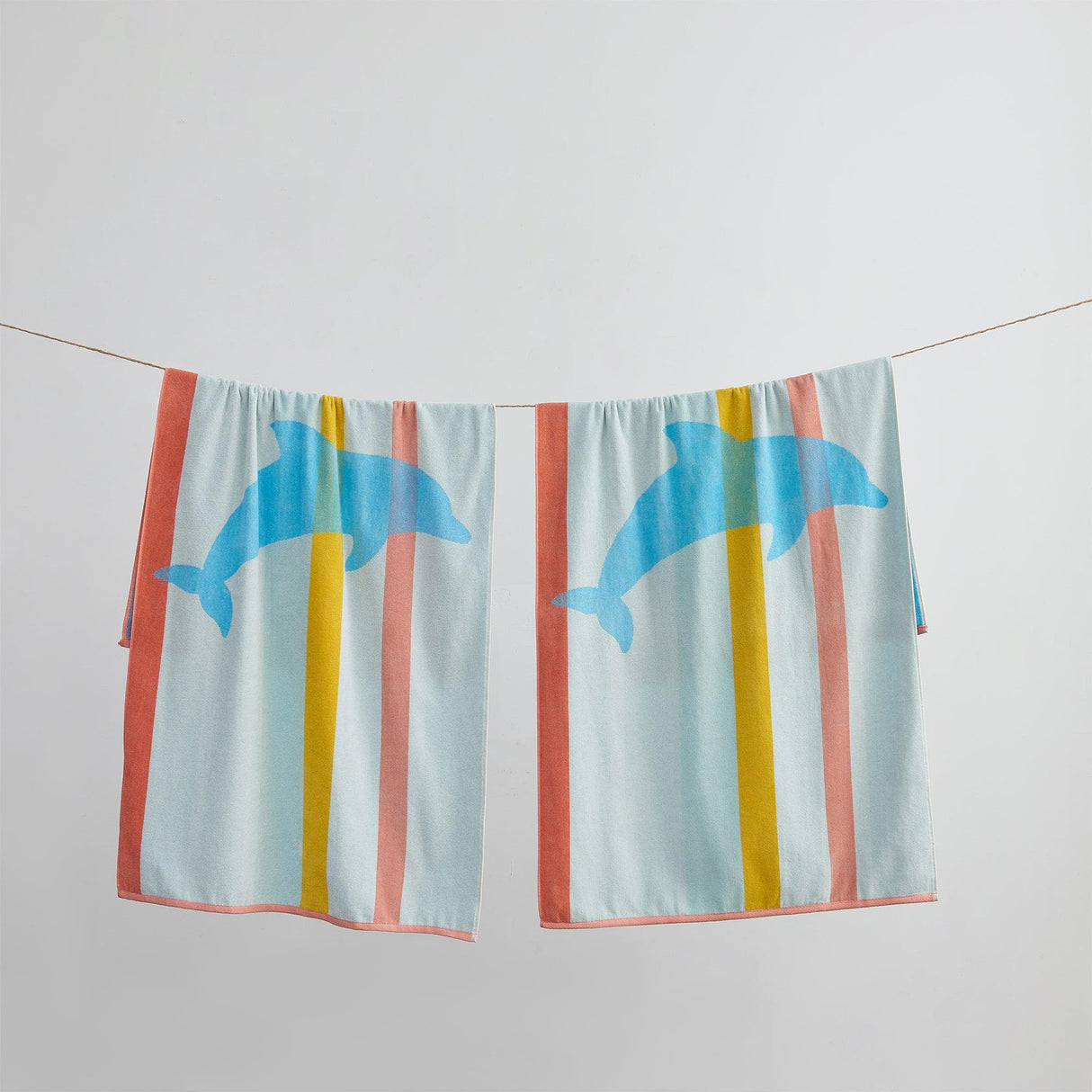 2 Pack Vibrant Cotton Beach Towels - Boca Collection