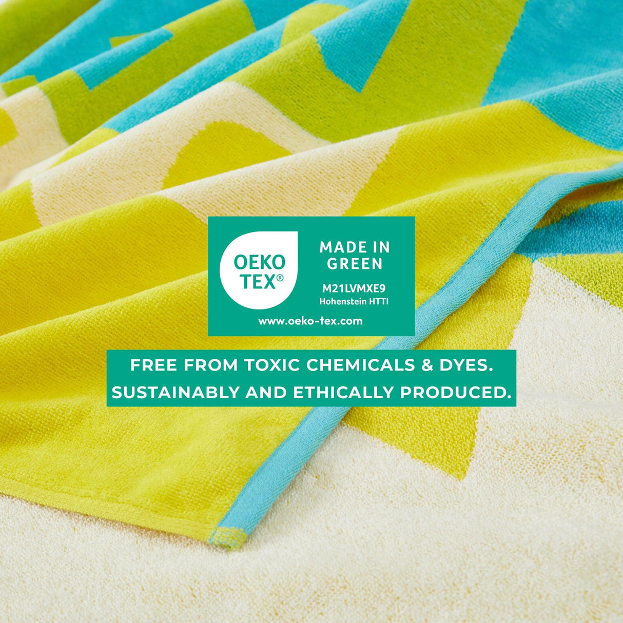 2 Pack Vibrant Cotton Beach Towels - Boca Collection