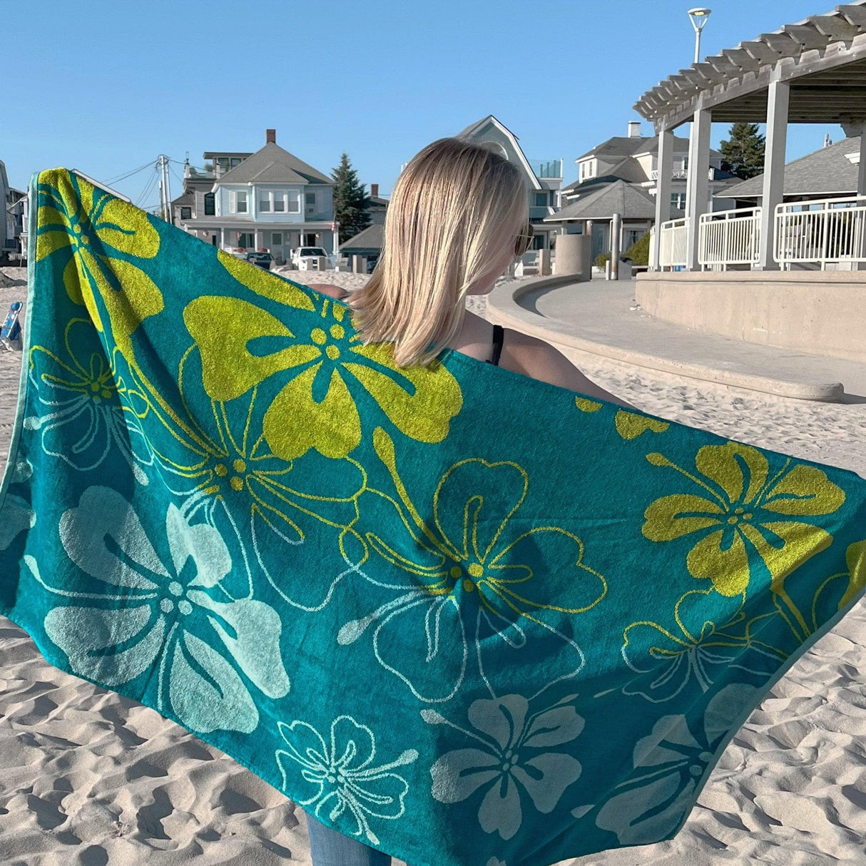 2 Pack Vibrant Cotton Beach Towels - Boca Collection