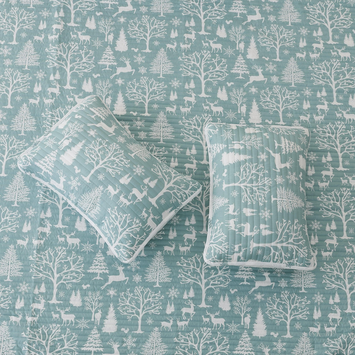 3 Piece Lodge Woods Quilt - Winter Solstice Collection