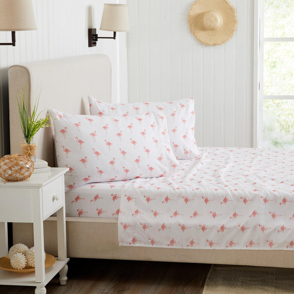 4-Piece Coastal Microfiber Sheet Set - Nantucket Collection