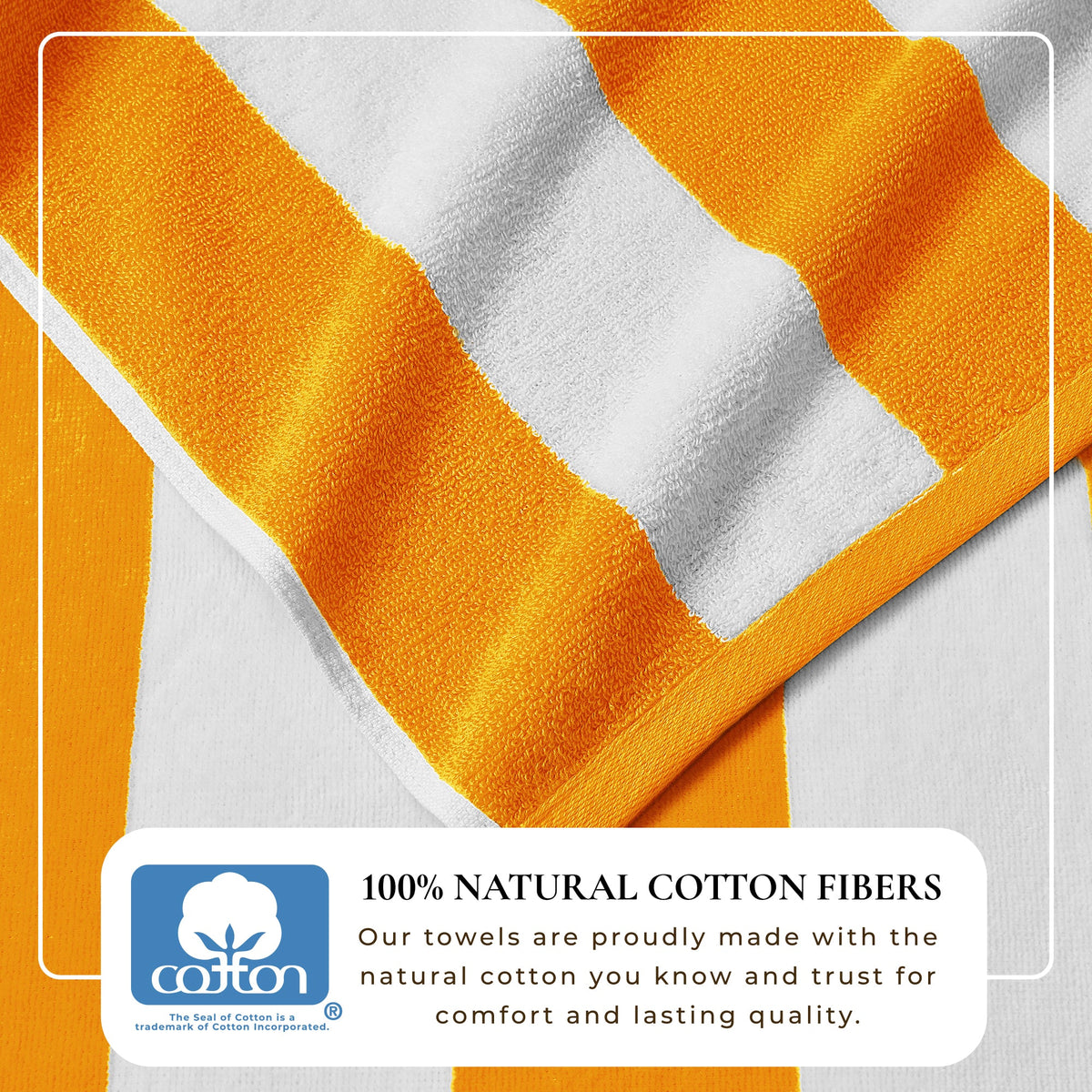 Great Bay Home Cotton Velour Cabana Stripe Beach Towel - view 62