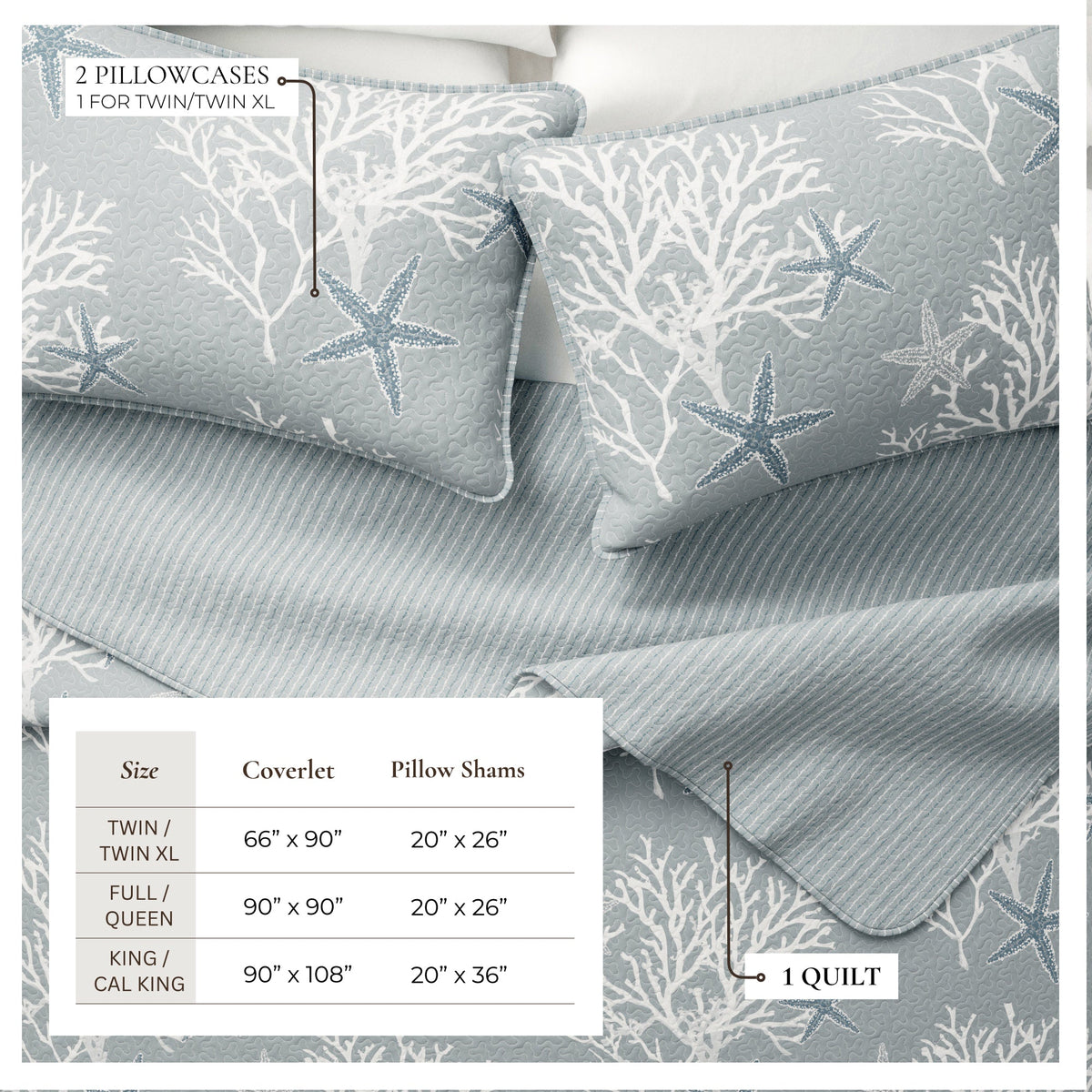 Great Bay Home Fenwick Collection Quilt Set - view 2