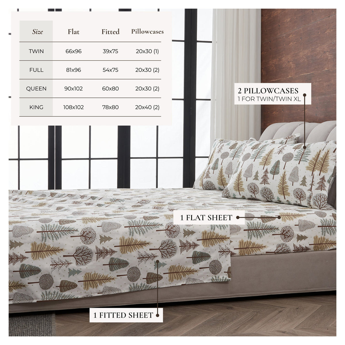 Great Bay Home Lodge Printed Sheet Set - view 10