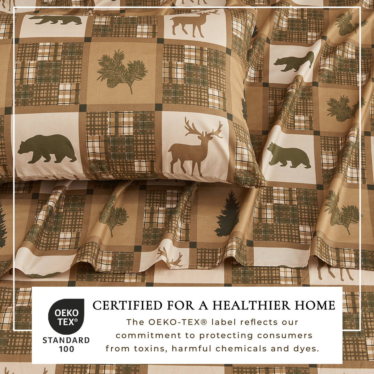 Great Bay Home Lodge Printed Sheet Set - view 24